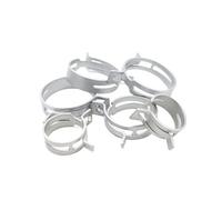 10 pezzi M4.5/5/6/7/8/9/10/11/12-37 mm fascette stringitubo tubo carburante acqua cerchi aria fermagli a molla zincati(M18)