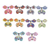 10 Pezzi Magic Flying Butterfly, Magico Volante Farfalla,Farfalle Trucchi Magici per Regali a Compleanno, Carte, Sorpresa,Volante Farfalla Sorpresa
