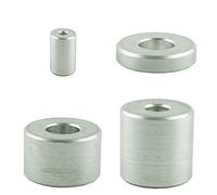 (10 pezzi) manicotti distanziatori in alluminio per M8 - Ø interno: 9 mm; diametro esterno: 24 mm; altezza: 30 mm boccola distanziatrice - manicotto in alluminio