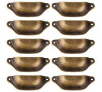 10 pezzi Maniglie for mobili in ottone for armadietti Pomelli for mobili antichi alla moda