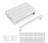10 Pezzi Maniglie per Mobili da Cucina, Nickel rotto Maniglie Cucina Maniglie Armadio Distanza fori 128 mm, Con Vite per Cassetti e strumenti di installazione, per Armadi, Cassetti, Credenze Cucina