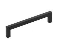 10 pezzi Maniglie per mobili E8 Spaziatura dei fori 160 mm in acciaio inox nero opaco maniglia a barra/maniglia per ringhiera di SOTECH