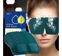 10 pezzi Maschera per gli occhi con vapore di luteina, maschera per compressione a caldo per gli occhi, allevia l affaticamento degli occhi, rilassa prima del sonno, calma mente e corpo (senza profumo