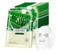 10 pezzi Maschera Viso Idratante All'aloe Vera, Nutriente Concentrato Pelle Idratante Maschera