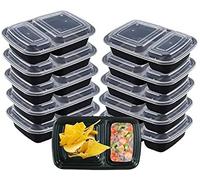 10 Pezzi Meal Prep Contenitori - Riutilizzabile, Frigorifero & Microonde Sicura