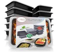 10 Pezzi Meal Prep Contenitori - Riutilizzabile, Frigorifero & Microonde Sicura