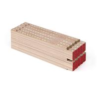 10 pezzi | Metrie 2 m metro pieghevole | Naturale | Giunti in poliammide