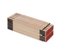 10 pezzi | Metro pieghevole Slimboy da 2 m | Betulla bianca