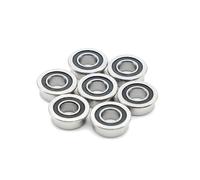 10 pezzi MF105 RS cuscinetto 5x10x4 mm ABEC-7 cuscinetto flangiato 3D MF105-2RS cuscinetti a sfere MF105RS cuscinetti for stampa 3D