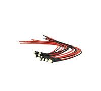 10 Pezzi Micro Mini Lampada Led Con Filo 12V Smd 3528 Luci Spia Per Auto Jeep, Giallo