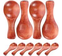 10 pezzi mini cucchiai in legno cucchiaio per gelato in legno cucchiaio in