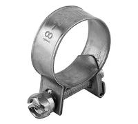 10 Pezzi Mini Fascette Stringitubo Spesse in Acciaio Inossidabile Jubilee Collier Inox Fascette Stringitubo Tubo Carburante (18-20 mm)
