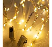 10 pezzi Mini Luci a Stringa LED - Alimentate a Batteria, Effetto Lampeggiante, Adatte per Matrimoni FAI-DA-TE, Feste Rave, Decorazione della Stanza 10 pezzi,5 pezzi,20 pezzi,1 pezzo,5 pezzi luce cald