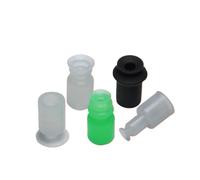 10 pezzi Mini mandrino a vuoto a uno/due/tre strati Componenti pneumatici ZP-2/3/4/6/8/10 Manipolatore industriale Ventose in silicone(B-7,Black Anti-static)