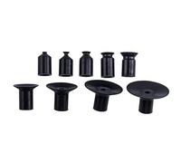 10 pezzi Mini ventosa a vuoto Accessori for robot Accessori pneumatici industriali Ugello di aspirazione potente ZPL(ZPL-02,Black Nitrile Rubber)