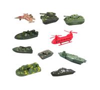 10 pezzi Modello Model Model Kit giocattolo di navi da guerra Modello Kit