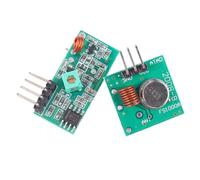 10 Pezzi Modulo Trasmettitore Wireless Super 433mhz | Scheda Pcb Verde, Comunicazione senza Fili a Lunga Portata, Kit Ricevitore, per Videosorveglianza Esterna