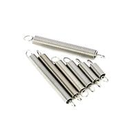 10 pezzi molla di tensione in acciaio inossidabile con molla di estensione del gancio O,Lunghezza 20mm,0.3mm×4mm