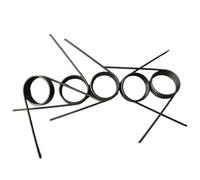 10 Pezzi molla di torsione, Molla Acciaio 0.3mm Diametro del filo, 3.5mm Diametro esterno, 3 Numero di giri, Angolo 60°