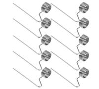 10 Pezzi Molla per Sonda Oscilloscopio in Metallo Argento | Kit per Verifica Pcb, Resistenza alla Corrosione, Installazione Semplice, Mantiene Integrità del Segnale
