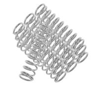10 Pezzi Molle di Compressione in Acciaio Inox per Porte Mobili | Molle Metalliche per Manutenzione Domestica, Installazione Semplice, Forza Costante, Elasticità Stabile, Argento