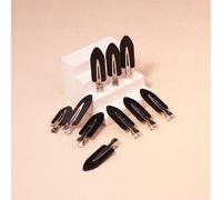 10 pezzi molletta anti-scivolo senza tracce per frangia, piccole e portatili, molletta per separare i capelli, uso professionale in salone e domestico, spazzole per capelli, pettini, accessori per cap