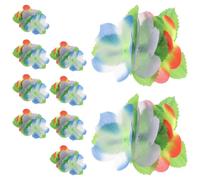 10 Pezzi Molletta Chioma Fiore Decorativa in Plastica | Forma Floreale, Stile Delicato e Bello, per Vacanza, Si Nasconde tra Chioma o Vestiti