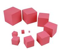 10 Pezzi Montessori Tower Cubo di Legno Giocattoli educativi Giocattoli sensoriali per la Prima Infanzia 0, 4-3, 9 Pollici per Bambini Piccoli in Legno per Bambini Torre di apprendimento