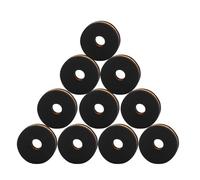 10 pezzi morbido feltro pad rotondo stand feltro rondelle tamburo feltro pad accessori strumenti musicali