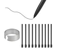 [10 Pezzi] Morbido Punte di Ricambio per Remarkable 1/2/Marker/Marker Plus & Boox Pen2 Pro/Boox Pen Plus/Boox Triangle Pen/BOOX Wacom Penna, per Boox Max/Note/Nova/Go/Tab Ultra&Mini Serie, Nero