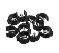 10 Pezzi Morsetto C a Scatto per Ausilio 22mm, Nero | Acciaio e ABS Plastico, Sostituzione senza Attrezzi, per Aste Regolabili e Uso Quotidiano in Riabilitazione