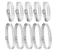 10 Pezzi Morsetto per Stivale CV, Fascette Metalliche per Giunto Omocinetico, Morsetti Regolabili per Stivali CV, 5 Grandi (50mm-120mm) e 5 Piccoli (25mm-40mm), Adatti per la Maggior Parte delle Auto