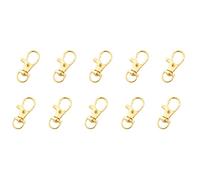 10 pezzi moschettoni a vite cordino moschettone per portachiavi gioielli artigianato collana 31 34 36 37 mm