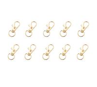 10 pezzi moschettoni a vite cordino moschettone per portachiavi gioielli artigianato collana 31 34 36 37 mm