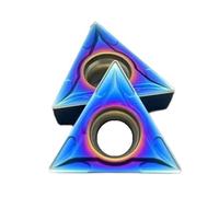 10 pezzi Nano Blue TCMT16T304 TCMT16T308 TCMT110204 TCMT110208 Utensile for tornitura CNC in metallo duro for tempra di parti in acciaio inossidabile(TCMT 16T304 KT7030)