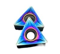 10 pezzi Nano Blue TCMT16T304 TCMT16T308 TCMT110204 TCMT110208 Utensile for tornitura CNC in metallo duro for tempra di parti in acciaio inossidabile(TCMT 110204 KT7030)