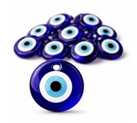 10 pezzi Nazar Boncuk Boncugu 2,5/3/4/5 cm occhio blu, occhio Evil Eye, portafortuna turco, regali per gli ospiti, perle decorative in vetro, amuleto da parete, decorazione da parete, (10,5 cm)