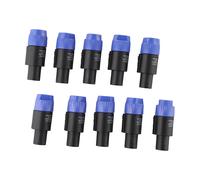 10 Pezzi NL4FC Connettore 4 Palo 4 Pin Maschio Cavo Audio Adattatore Jack Ohm