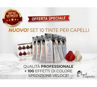 10 PEZZI - NOUVELLE COLORANTE IN CREMA PER CAPELLI 100ml (TINTA) PROFESSIONALE