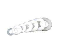 10 pezzi O-ring Idraulico Rubinetto Rondella Riscaldatore Guarnizione 1/8 1/4 3/8 1/2 3/4 1 .2 .5 Guarnizioni Piatte in Silicone Insipidezza Avirulenta(9x4x2mm)