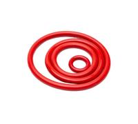 10 Pezzi O-ring Impermeabili in Gomma, 6x23x35mm, Rosso | Gomma resistente alla pressione e anti-invecchiamento