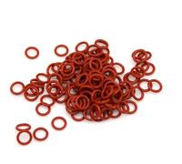 10 pezzi O-ring in silicone rosso VMQ O-ring guarnizione impermeabile e isolata CS 2 mm diametro esterno 5-40 mm(9x2.0mm)