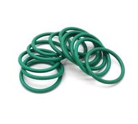 10 pezzi O-ring verde CS3,5 mm OD10~155 mm Guarnizione di tenuta Isolamento Resistente all'olio Resistenza alle alte temperature Gomma fluorurata(OD 38mm ID 31mm)