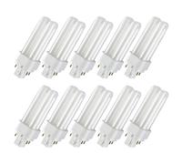 10 Pezzi Osram Dulux D/E 18W 865 G24q-2 Luce Fredda Compatta