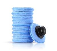 10 Pezzi Pad Applicatore Auto, Panno in Microfibra per Cera, Spugne per Lucidare Auto, Manopole per Pulizia Auto con Impugnatura