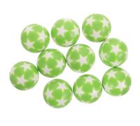 10 Pezzi Palline per Calciobalilla in Plastico Verde Chiaro | Lavorazione Fine, Non Si Deforma Facilmente, Tavolo da Gioco e Macchina da Calcio da Tavolo, Non Si Rompe