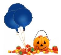 10 Pezzi Palloncino Rotondo in Mylar Blu 18 Pollici | Gonfiabile Elio, per Compleanno e Shower, Adatto ad Arco e Bouquet Decorativi