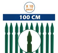 PALETTO PER RECINZIONE cm 100 - mm 30x30x3,0 FERRO BULLONI 10 PZ