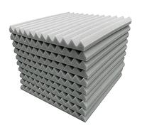 10 Pezzi Pannelli Fonoassorbente Autoadesiva Schiuma Imbottitura Fonoassorbente, Schiuma Acustica, Fonoassorbente Adesivo, Giochi, Podcast, Studio, Pannelli Insonorizzanti, 30 0x8cm