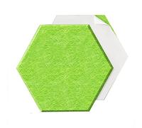 10 Pezzi Pannello Acustico Fonoassorbenti Esagonale,30x26x0,9cm Imbottitura Fonoassorbente ad Alta Densità, Esagonale ignifugo Pannelli Isolamento Sonoro Bordi Smussati per Casa & Uffici (Color : Fru